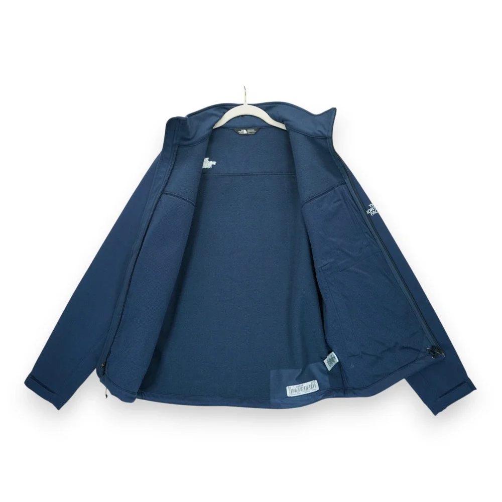 The North Face Men's Small‎ Softshell Dark Navy Blue Full Zip Long Sleeve - Picture 3 of 10